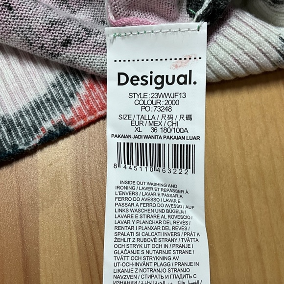 Colorful Abstract Women's Sweater - Picture 8 of 11